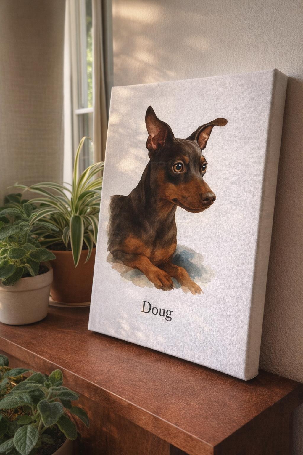 Customer pet canvas example