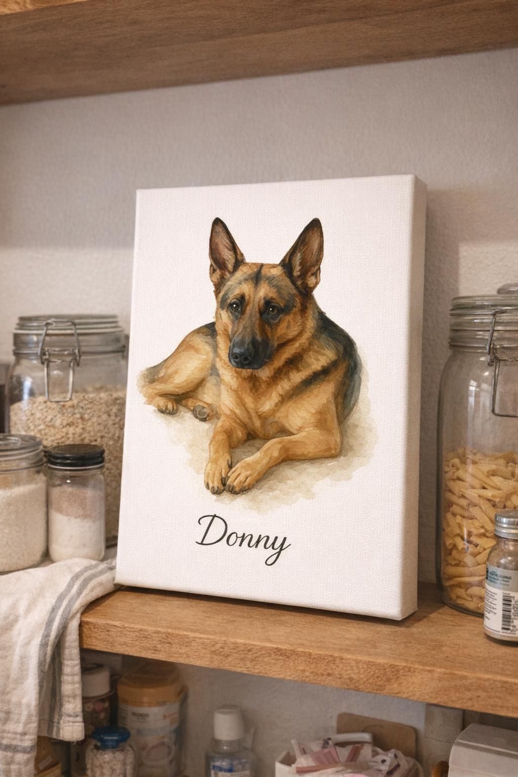 Customer pet canvas example