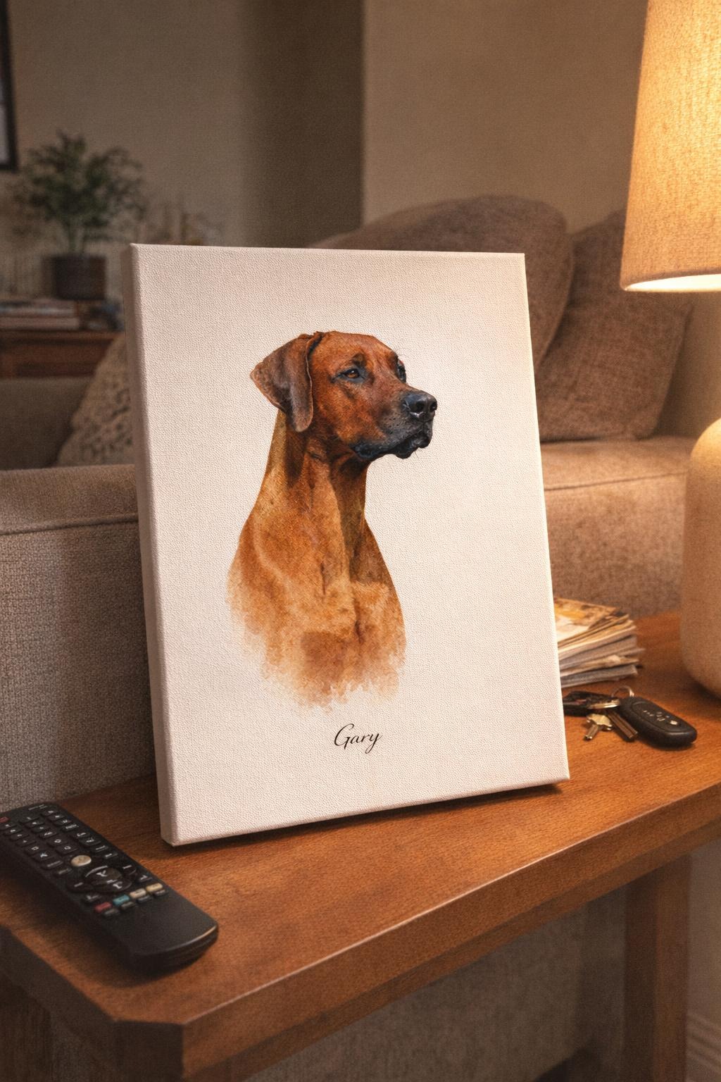 Customer pet canvas example